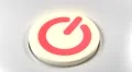 Power button switch turn off red orange HD Footage