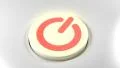 Power button switch turn on red orange HD Footage