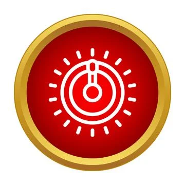 Power button turning on white icon design イラスト素材