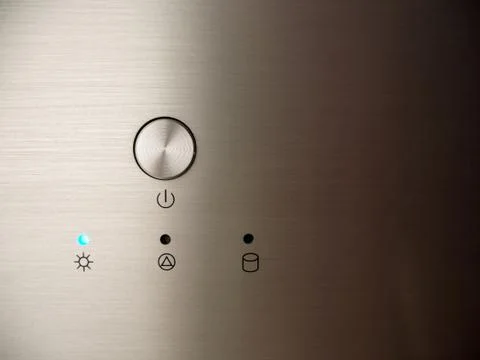 Power-up buttons Stock Photos