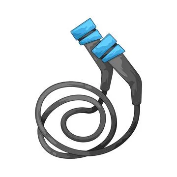 Power cable illustration Stockillustratie