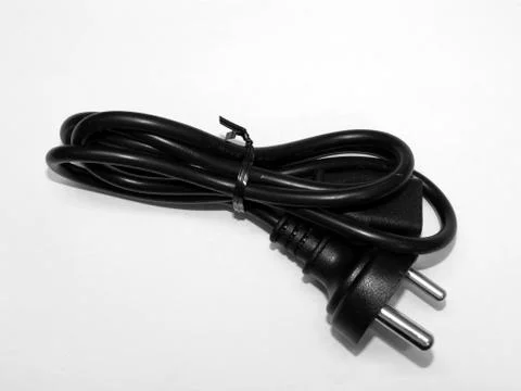 Power cable Fotos de archivo