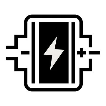 Power cell battery circuit icon electric hardware component vector energy s.. Stock Illustration