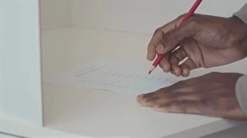 The Power of Choice Casting Your Vote Stock Footage 320912402