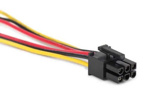 Power connector and cable Stock Photos