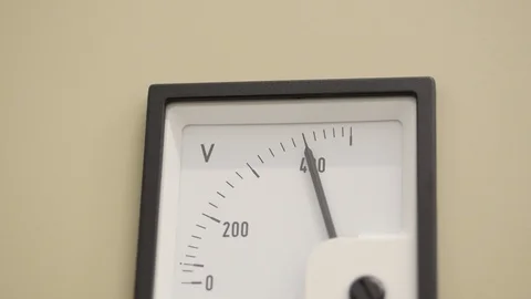 Power consumption measuring on analog device Stock Footage 88408829