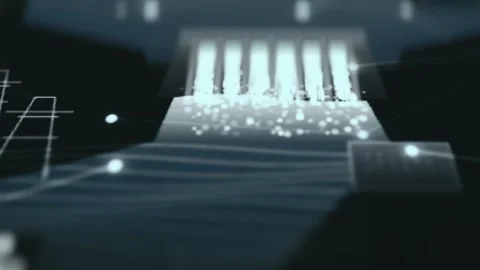 Power Control Nodes Energy And Infrastructure Dashboard Stock Footage 339605649