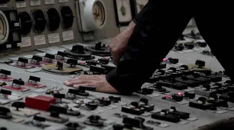 Power control panel Video stock 8670317