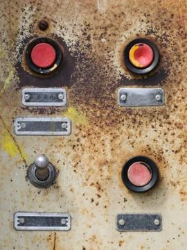 Power control panel Stock Photos