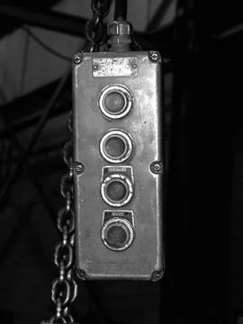 Power controls Foto stock