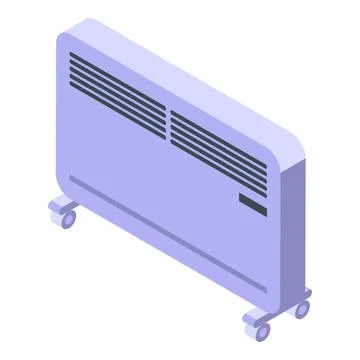 Power convector icon isometric vector. Room energy Illustrazione stock