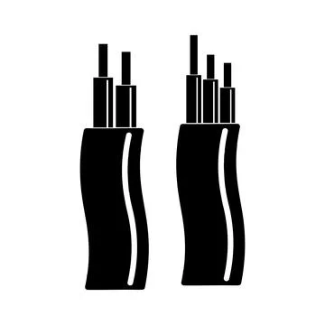Power cord icon Illustration