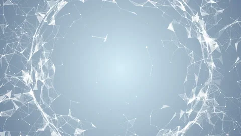 Power core.Plexus structure evolving in organic motion. Abstract technology Stock Footage 95450052