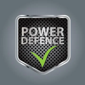 Power defence Illustrazione stock