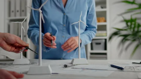 Power, Design Engineer Concentrated Conducts Analysis Checking Construction Stock Footage 237605960