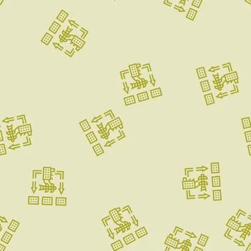 Power distribution electric grid line seamless pattern Stock Illustration