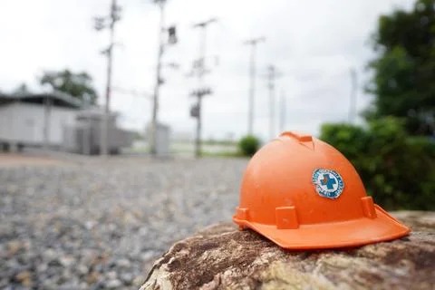 Power distribution station Stock Photos