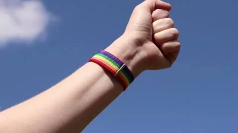 Power of diversity, LGBTQ+ pride (2) Vídeo Stock 340402616