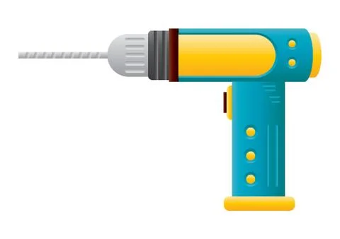 Power Drill Stock Illustration