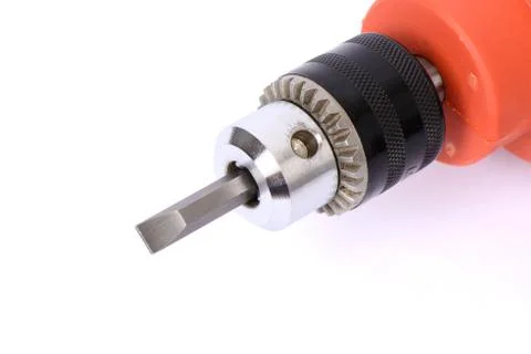 Power drill with screwdriver bit Stock Photos