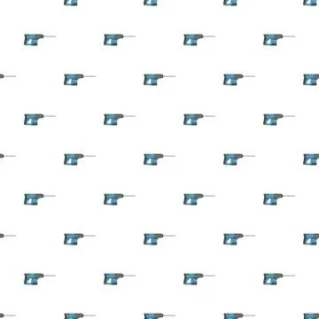 Power drill tool repeating seamless pattern background Stock Illustration