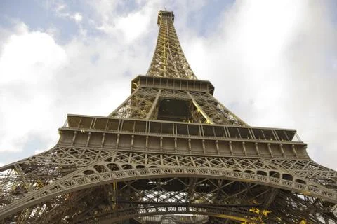 Power of Eiffel Tower in Paris Stock Photos