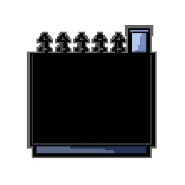 Power electrical transformer pixel art vector illustration Illustrazione stock