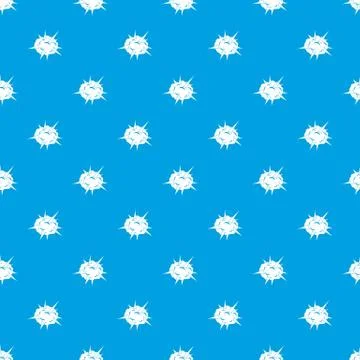 Power explosion pattern seamless blue Illustrazione stock