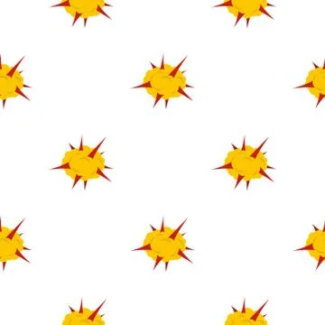 Power explosion pattern seamless イラスト素材