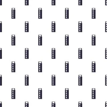Power extension sockets creating a repeating seamless pattern Illustrazione stock