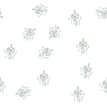 Power fire glyph vector seamless pattern Stockillustratie