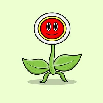 Power Up Flower Stock Illustration