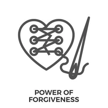 Power of forgiveness Stock Illustration