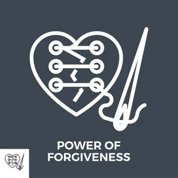 Power of forgiveness Stock Illustration