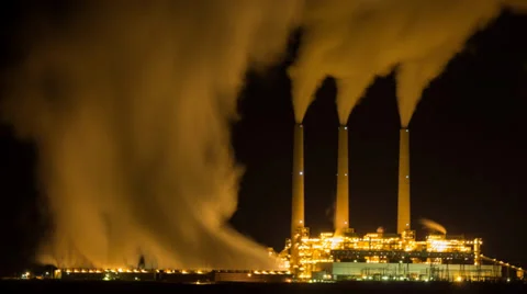 Power Generating Station Time Lapse Stock-Footage 39720593