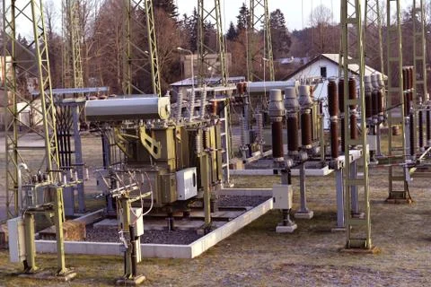 Power generation equipment Stock Photos