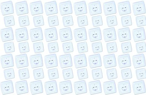 Power generation pattern of electrical plug socket for connecting devices Ilustração Stock