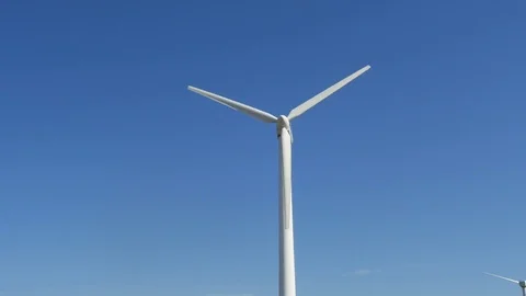 Power generation windmill Stock Footage 72979776