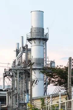 Power generator plant Stock Photos