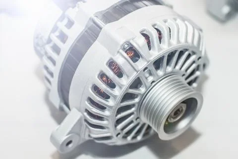 Power generator on the table. Car part engineering. 写真素材