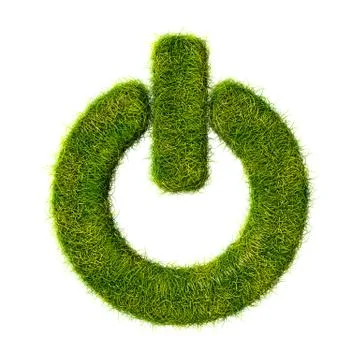 Power grass icon Ilustración de archivo