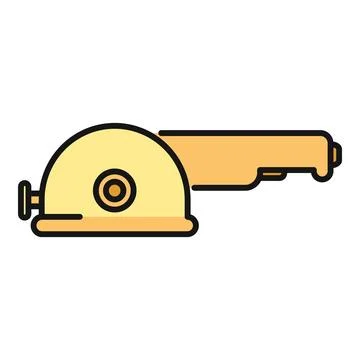 Power hand sander tool icon for construction projects Stock Illustration