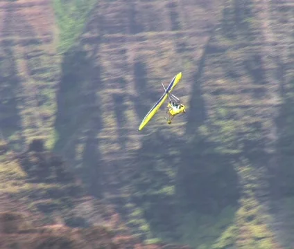 Power Hangglider 1 Stock Footage 356979