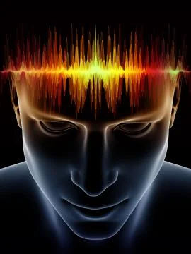 Power of Human Mind Illustrazione stock