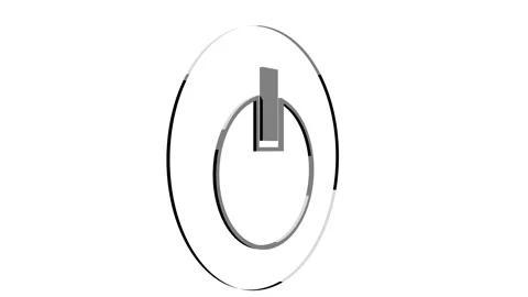 Power Icon Loop 04 Video stock 151158388