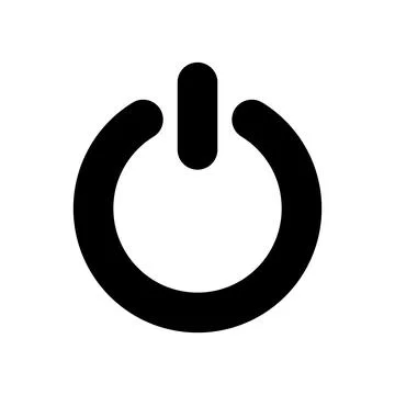 Power icon vector illustration. Power Switch sign and symbol. Electric power Stockillustratie