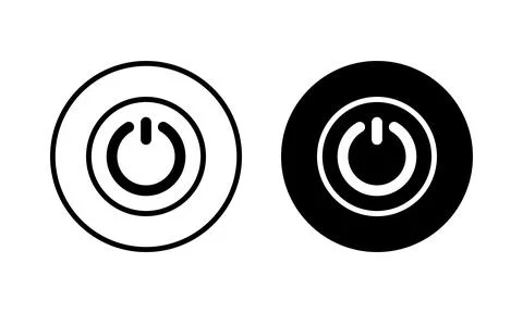 Power icon vector illustration. Power Switch sign and symbol. Electric power 스톡 일러스트