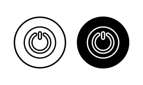 Power icon vector illustration. Power Switch sign and symbol. Electric power 스톡 일러스트