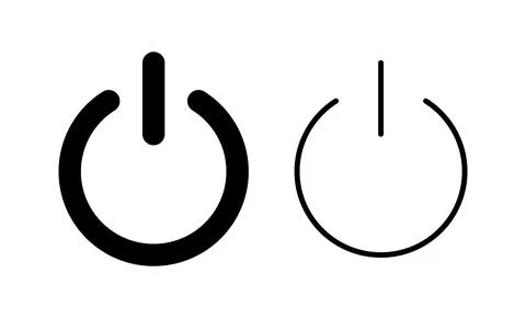 Power icon vector. Power Switch sign and symbol. Electric power イラスト素材