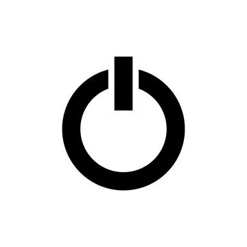 Power icon vector. Power Switch Icon. Electric power Stock Illustration